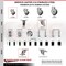 Service Caster 3 Inch 316SS Thermoplastic Rubber 10mm Threaded Stem Caster Brake SCC, 2PK SCC-SS316TS20S314-TPRB-M1015-2-TLB-2 - alternate 3